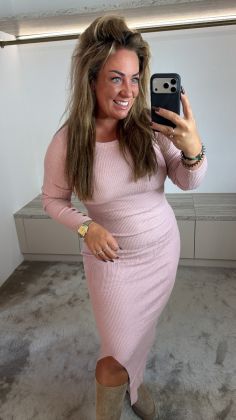 Dress z-216 Roze