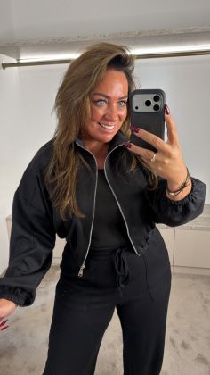 C-9024-JACKET Zwart