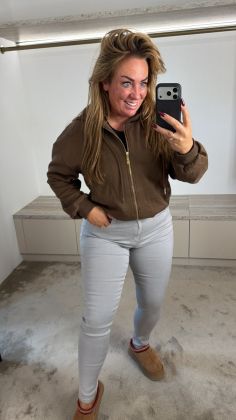 Mommy skinny q628/q552 Grijs