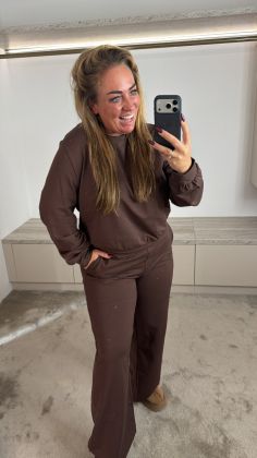 Autumn pants 10652 Koffie
