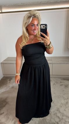 c-8821-dress Zwart