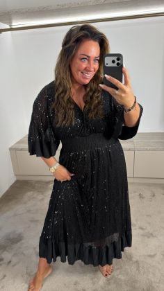 magic dress s492-130 Zwart