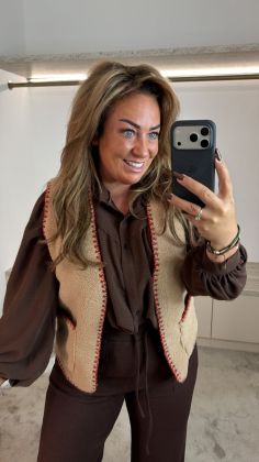 Gilet happy a-9827 Camel