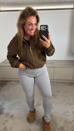 Mommy skinny q628/q552 Grijs