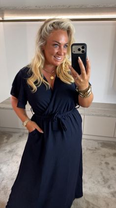 c-8810-dress Donkerblauw