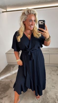 c-8810-dress Donkerblauw