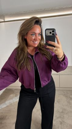C-9024-JACKET Aubergine