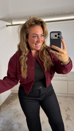 c-4656 jacket Bordeauxrood