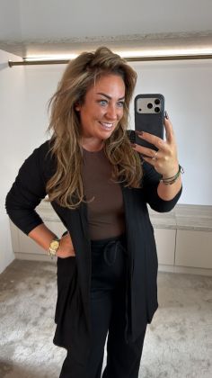 Vest 10738 Zwart