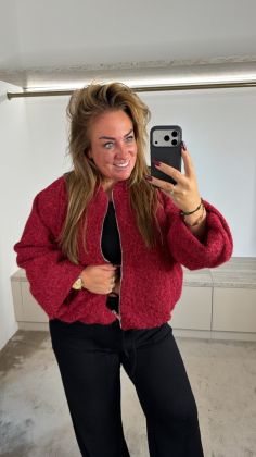 c7713 jacket Bordeauxrood