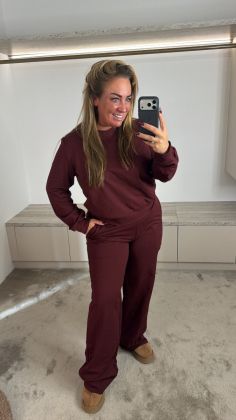 Autumn pants 10652 Bordeauxrood