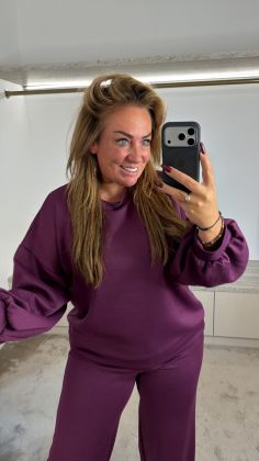 c-4280 sweater Aubergine