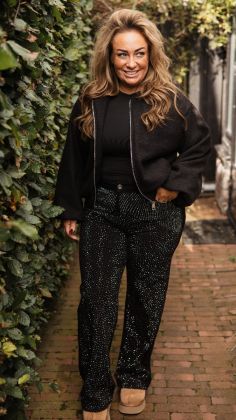 Mommy spijkerbroek dj2755 Zwart