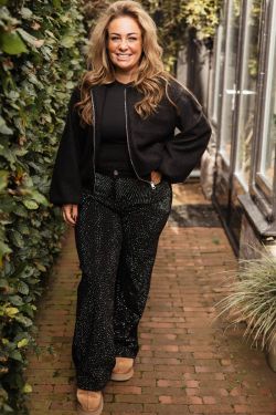 Mommy spijkerbroek dj2755 Zwart
