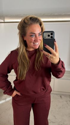 Sweater 10651 Bordeauxrood