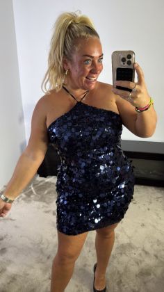 Jurk PS9337 Blauw