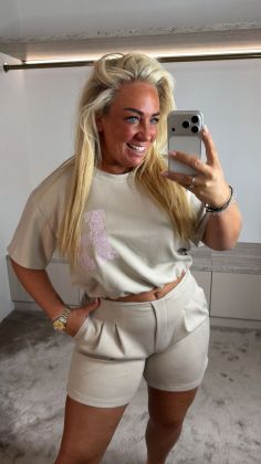 2 Piece 180 Beige