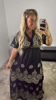 Viscose beach dress a182a
