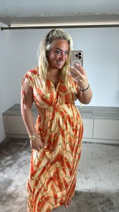 Magic basic dress Oranje