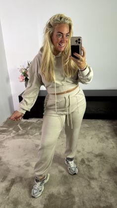 Comfy cotton huispak Beige