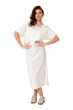 dress 11303 onesize Wit