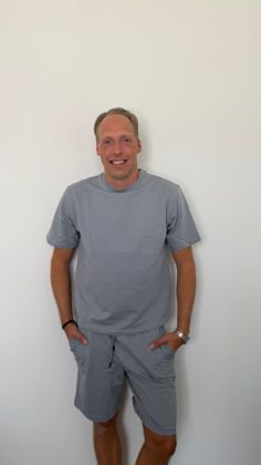 2 Piece Edwin Donkergrijs