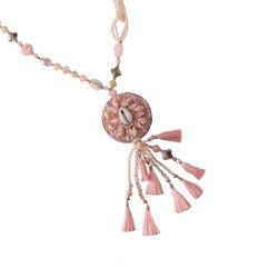 Ibiza Mega ketting schelp 111568 Roze