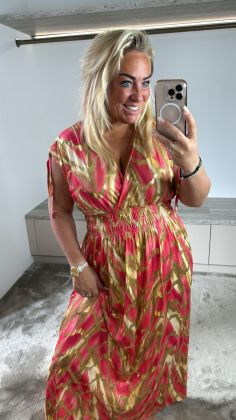 Magic basic dress Roze