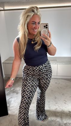 Mommy xtra stretch flair broek Blauw