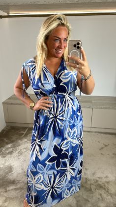 GLITTER Magic jurk Blauw