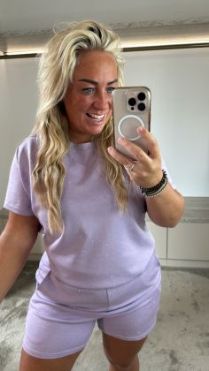 Glitter set Lieve Lila