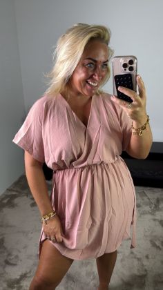Vlinder jurkje a168 Roze