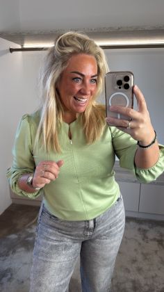 Lente top a-6511 Groen