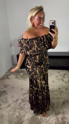 mommy extra stretch dress 44239 Luipaard extra