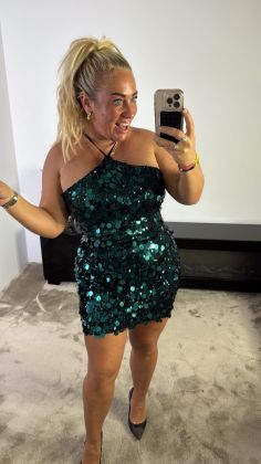Jurk PS9337 Groen