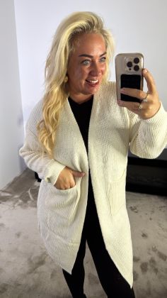 Cozy vest 55947 Wit
