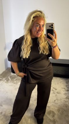 Mommy travel broek Charlie 66811 Bruin