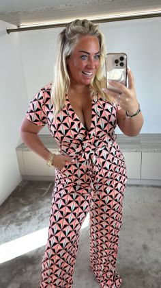 Mommy xtra stretch jumpsuit Oranje