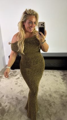 Xtra stretch dress 441377 Goud