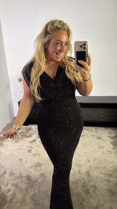 Xtra stretch dress 441377 Zwart