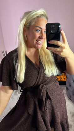 dress 24062 Zwarte combinatie
