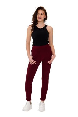 mommy travel broek 6001 winered Wijnrood