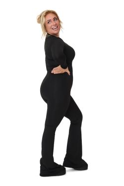 extra stretch broek 6154 Zwart