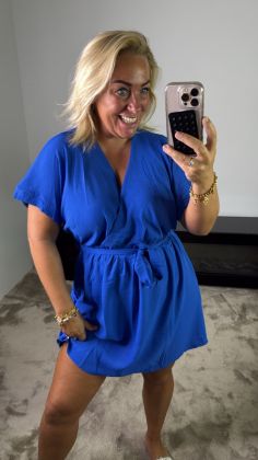 Vlinder jurkje a168 Blauw