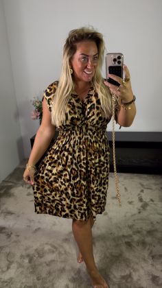 MAGIC stretch jurk j025 Panter