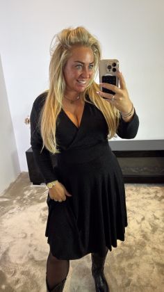 Xtra stretch dress 488335 Zwart