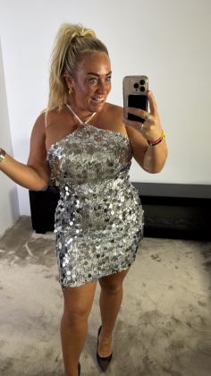 Jurk PS9337 Zilver