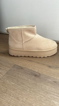 winter glitter schoen 9040 or Beige