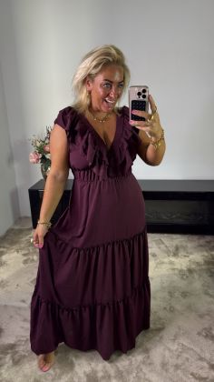 Senorita dress 7899 Bordeauxrood