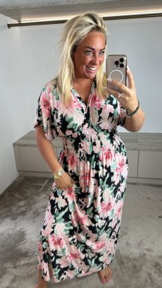 GLITTER Magic dress 1966-c17 Zwart